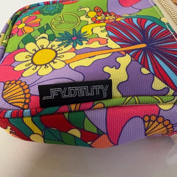 Fydelity Retro Crossbody Mini Brick Bag Colorful Funky Sleek Small Purse - Picture 3 of 8